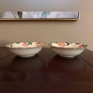 Franciscan Desert Rose- 9inch Serving / Vegetable Bowls (2)